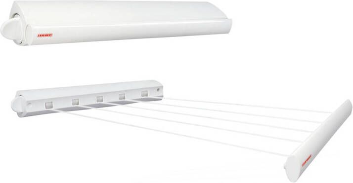 Leifheit wanddroogrek Rollfix 210 longline 21 m drooglengte ophangbaar wit - Foto 6