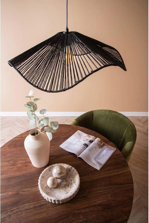 Leitmotiv Hanglamp Sombra Jute Zwart