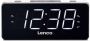 Lenco PLL FM Wekkerradio groot en overzichtelijk 1 8 LED display CR-18 White Wit - Thumbnail 3