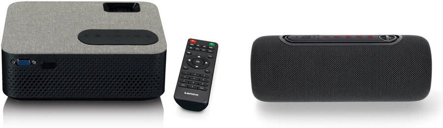 Lenco Beamer + speaker bundel