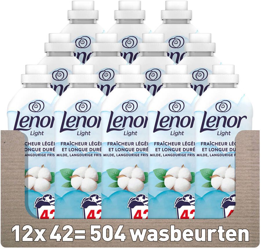 Lenor Light wasverzachter Katoen 42 wasbeurten 504 wasbeurten