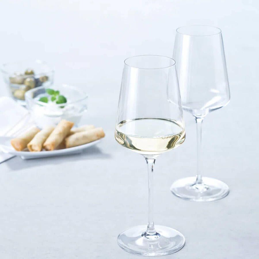 Leonardo Witte Wijnglazen Riesling Wijnglazen Puccini 400 ml 6 stuks - Foto 4