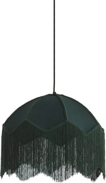 Light & Living Hanglamp Malacia Velvet 40cm Groen