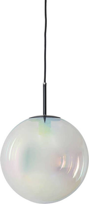 Light & Living Light and Living hanglamp zwart glas 2957200