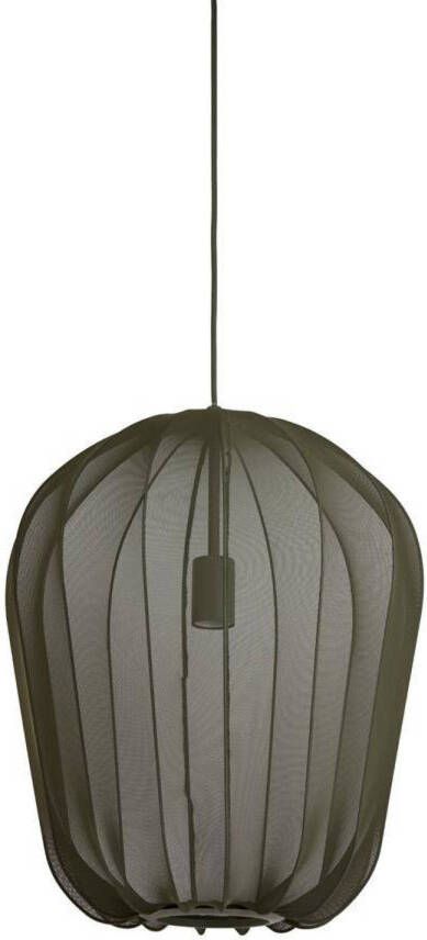 Light & Living Plumeria Hanglamp H 50 x Ø 42 cm Donkergroen