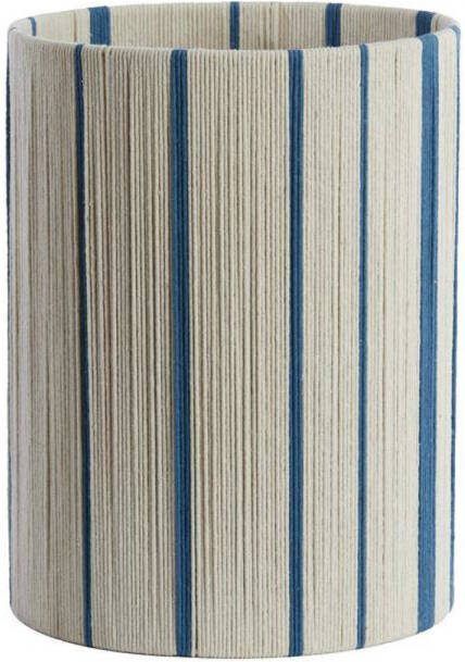 Light & Living Light&living Kap cilinder 30-30-40 cm MEDAN crème+blauw