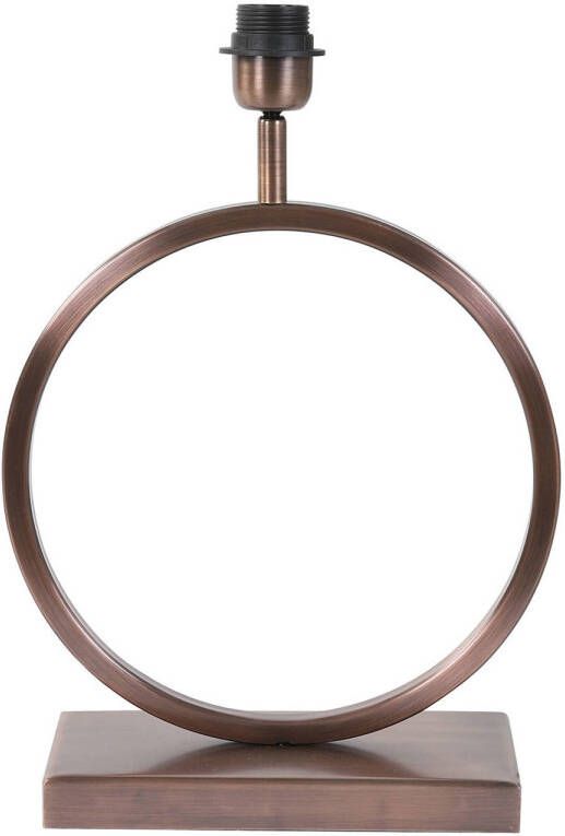 Light & Living Tafellamp Liva 37cm Antiek Koper (excl. kap)