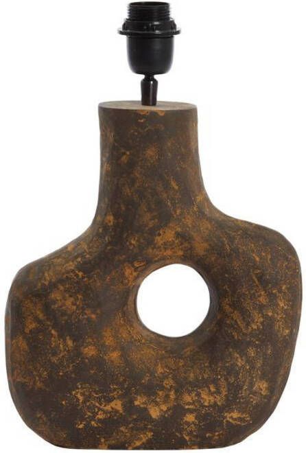 Light & Living Tafellamp Tarugi 40cm Antiek Bruin (excl. kap)