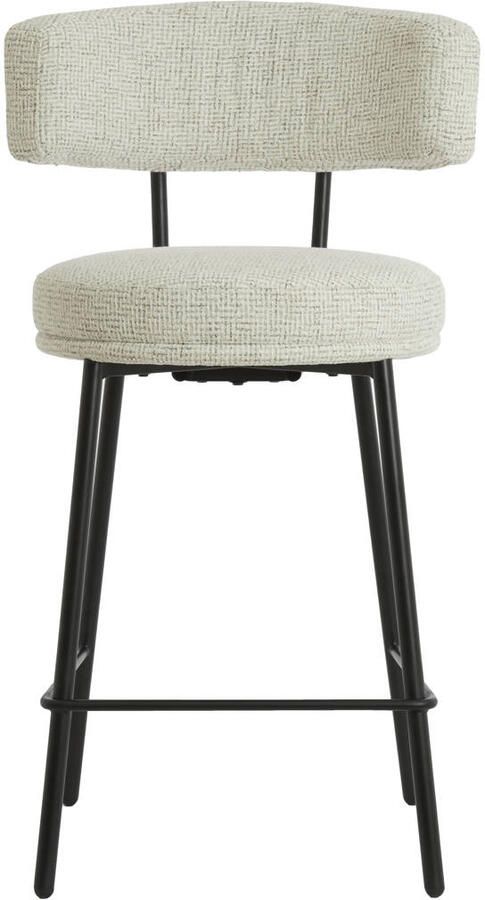 Light & Living Barkruk Harvie Geweven stof Crème (zithoogte 64cm)