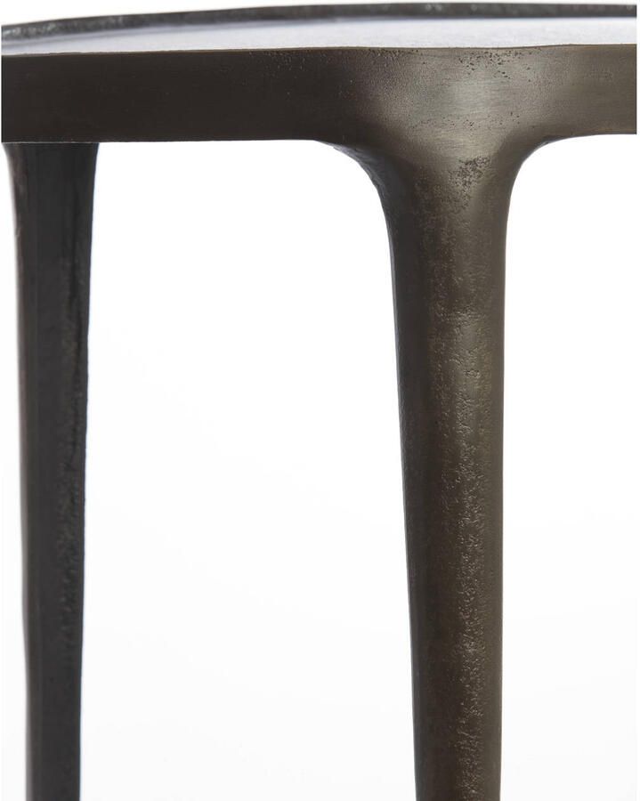 Light & Living Light&living Bijzettafel S|2 55x25 5x44+70x33x53 cm ARICA donker bruin