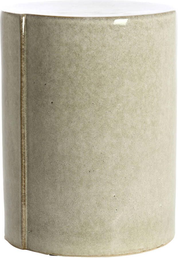 Light & Living Ronde Bijzettafel Chulilla Keramiek Ø33cm Grijs
