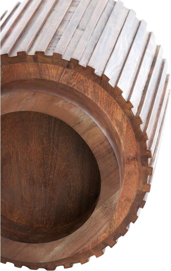 Light & Living Ronde Bijzettafel Kiyose Acaciahout 33cm Bruin