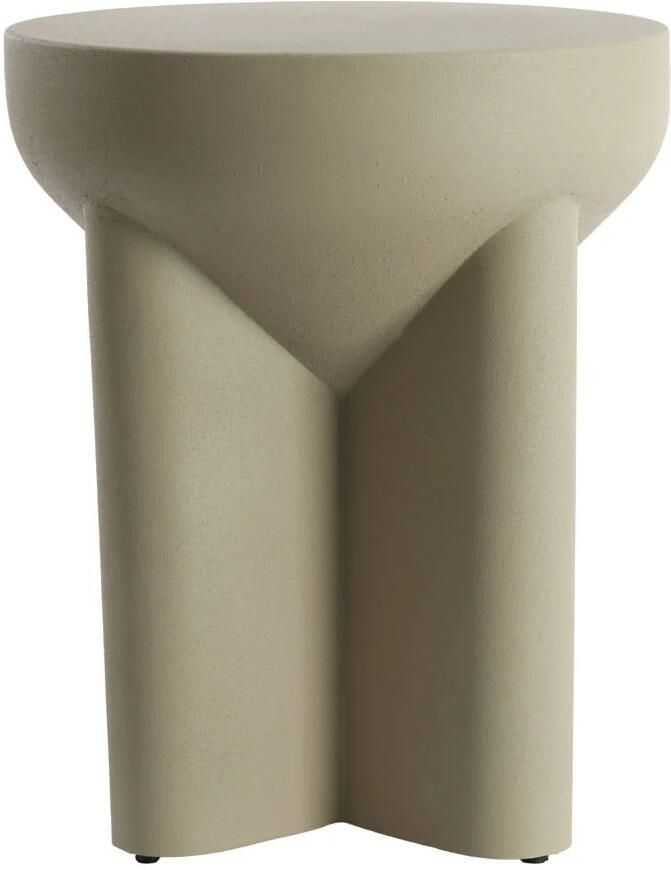 Light & Living Light&living Bijzettafel Ø36x42 cm MIKADO mat licht grijs