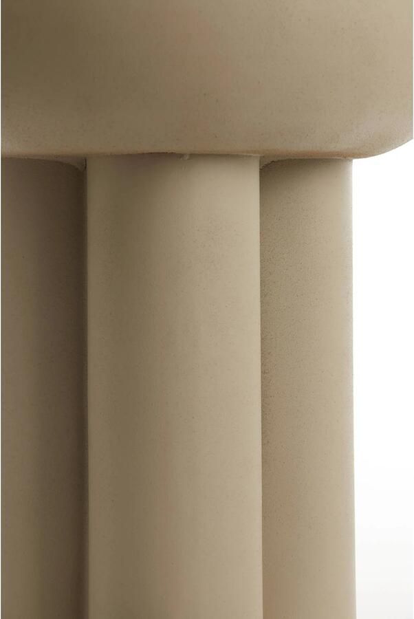 Light & Living Light&living Bijzettafel Ø46x50 cm MIKOLA mat licht grijs - Foto 3