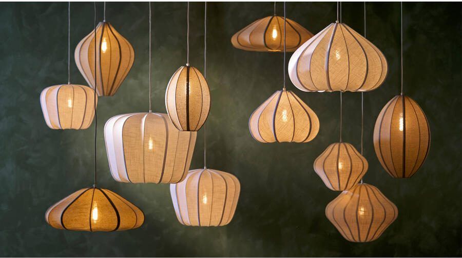Light & Living Hanglamp Cesano Jute Ø50cm Naturel Rond
