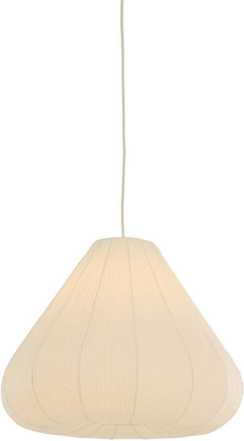 Light & Living Hanglamp Sarella Gevouwen papier Ø57cm Wit Rond