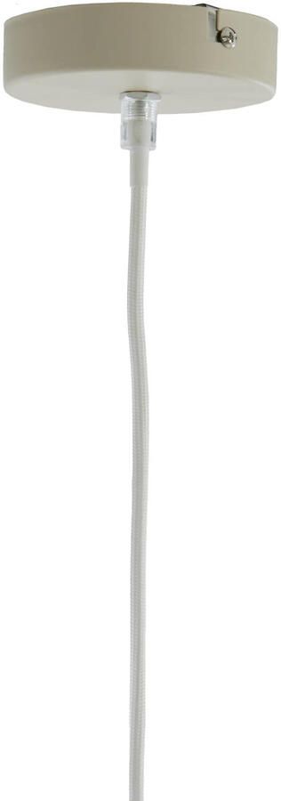 Light & Living Hanglamp Sukau Linnen 50cm Wit