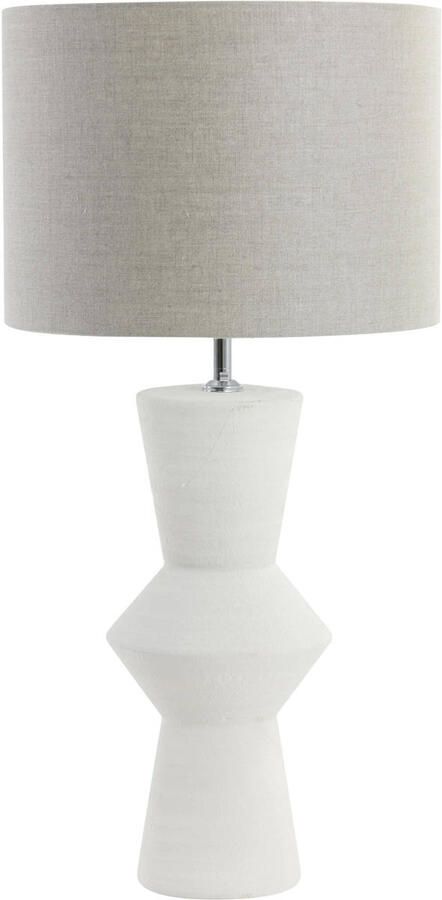 Light & Living Tafellamp Ayla Keramiek 51cm Crème (excl. kap)