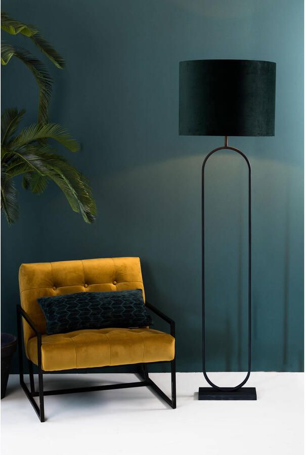 Light & Living Light&living Vloerlamp 30x15x142 cm JAMIRI mat zwart - Foto 2