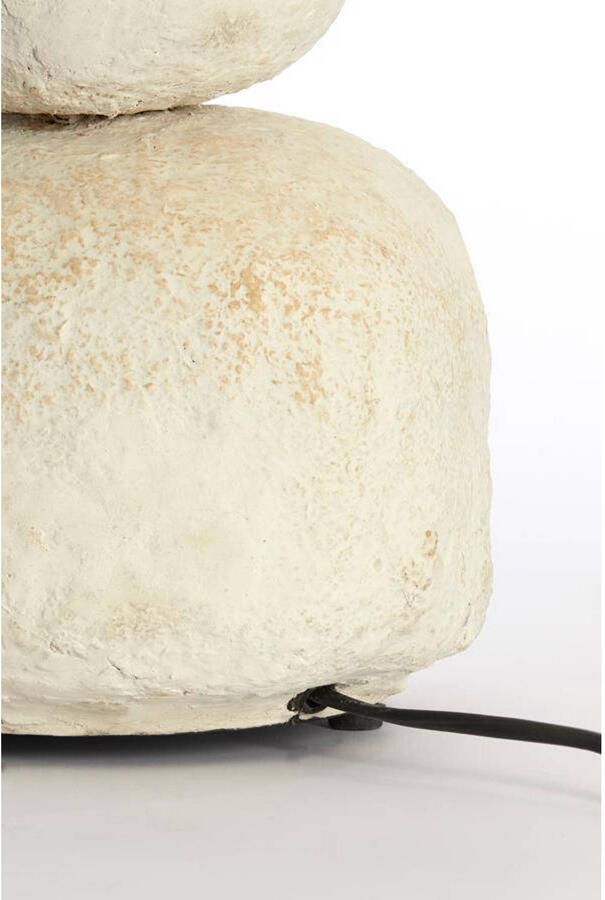 Light & Living Tafellamp Marree Papier Maché 72cm Crème (excl. kap)