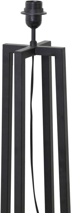 Light & Living Vloerlamp Miley Zwart 25x130cm Industrieel Staande lamp voor Woonkamer Slaapkamer - Foto 3