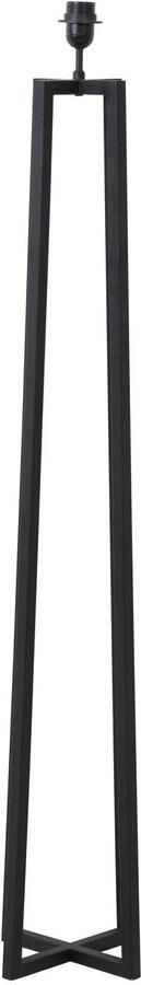 Light & Living Vloerlamp Miley Zwart 25x130cm Industrieel Staande lamp voor Woonkamer Slaapkamer - Foto 2