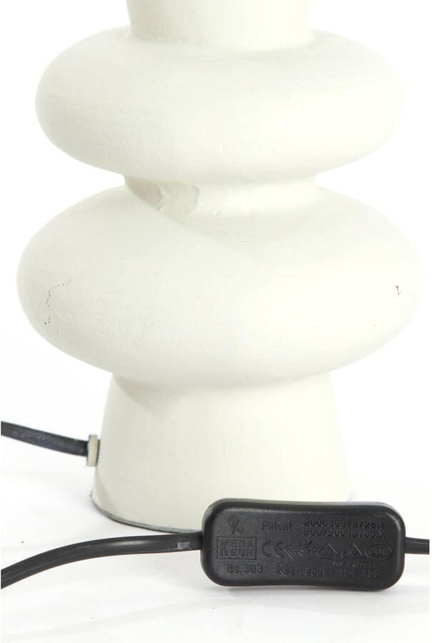 Light & Living Tafellamp Olona 20cm hoog Crème (excl. kap)