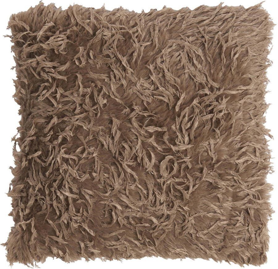 Light & Living sierkussen ALLARIZ bruin (45x45 cm)