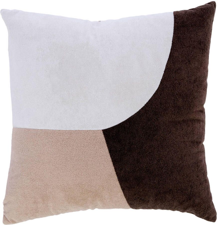 Light & Living sierkussen ELITE bruin-crÃ¨me (45x45 cm)