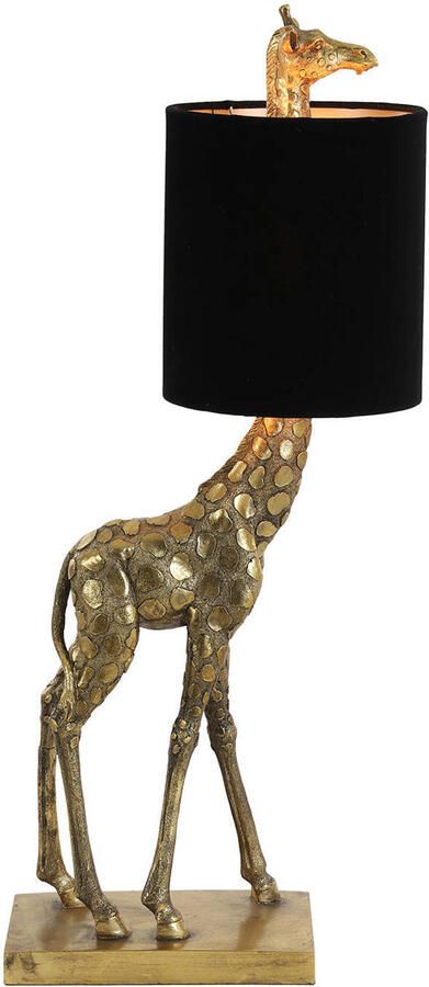 Light & Living Giraffe 26x16x61 cm tafellamp (Kleur: zwart brons) - Foto 2