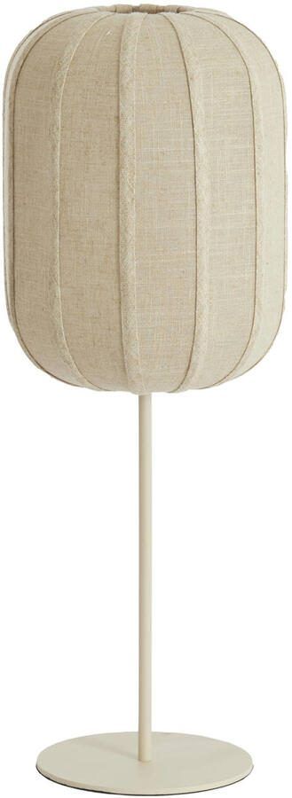 Light & Living Tafellamp Solune Linnen 70cm Naturel Rond