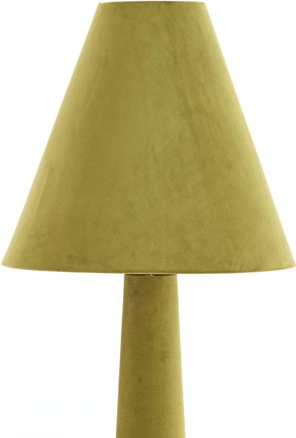 Light & Living Vloerlamp Devia Velvet 168cm Groen