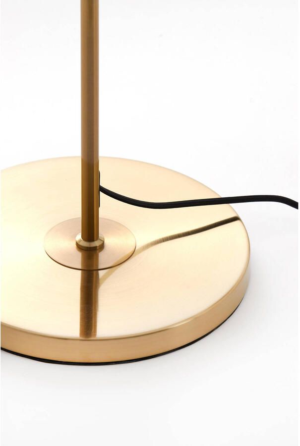 Light & Living Light&living Vloerlamp Ø30x160 cm MEDINA glas amber+goud