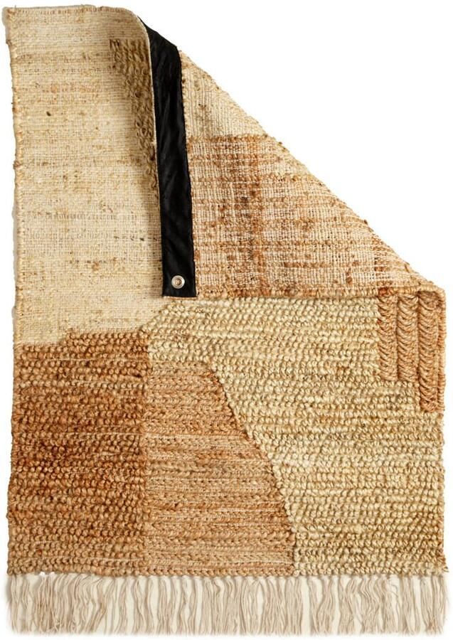 Light & Living Wandkleed Volterra Jute 100 x 75cm Bruin