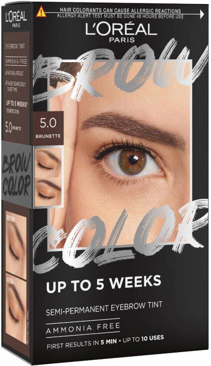 L'Oréal Paris Brow Color wenkbrauwverf 5.0 Brunette 30 ml