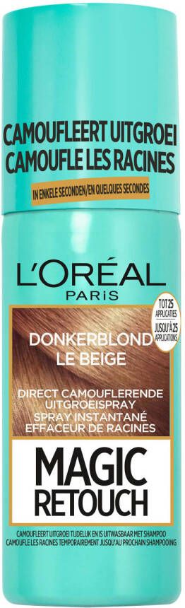 L'Oréal Paris Coloration Magic Retouch uitgroei camoufleerspray Donkerblond