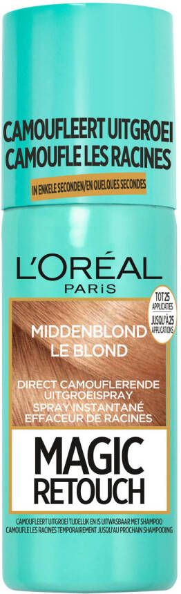 L'Oréal Paris Coloration Magic Retouch uitgroei camoufleerspray Middenblond