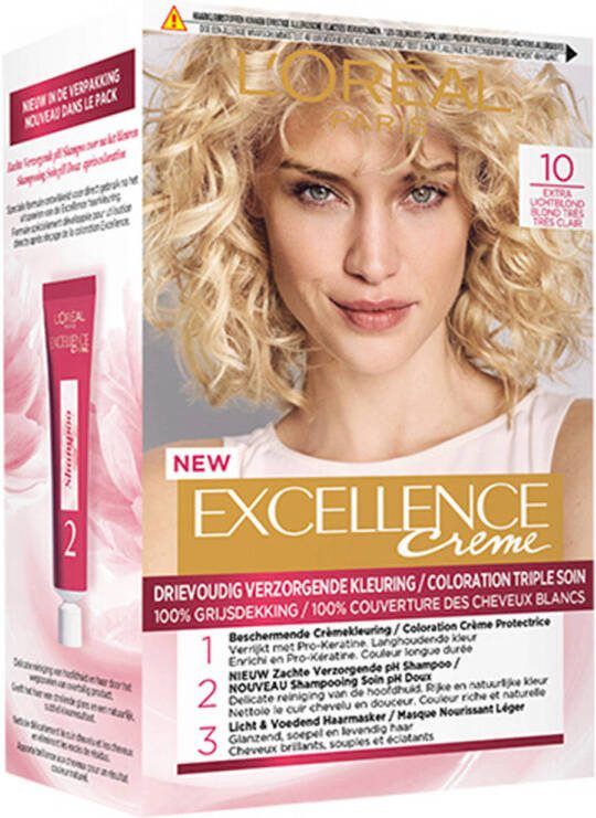 L'Oréal Paris Excellence Crème haarkleuring 10 extra lichtblond