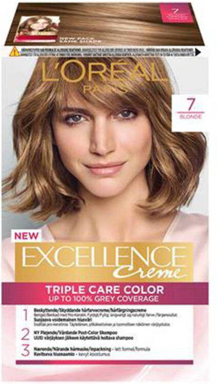 L'Oréal Paris Excellence Crème haarkleuring 7 Middenblond