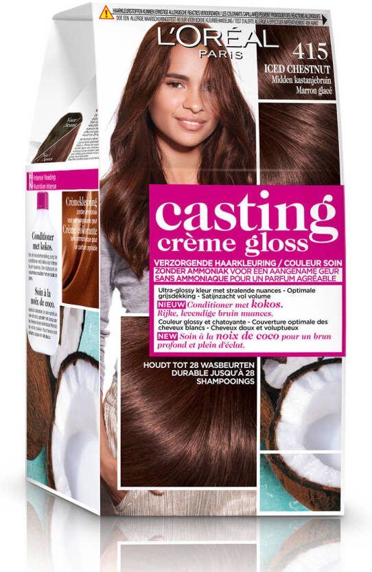 L'Oréal Paris Casting Crème Gloss Midden As Kastanjebruin 415