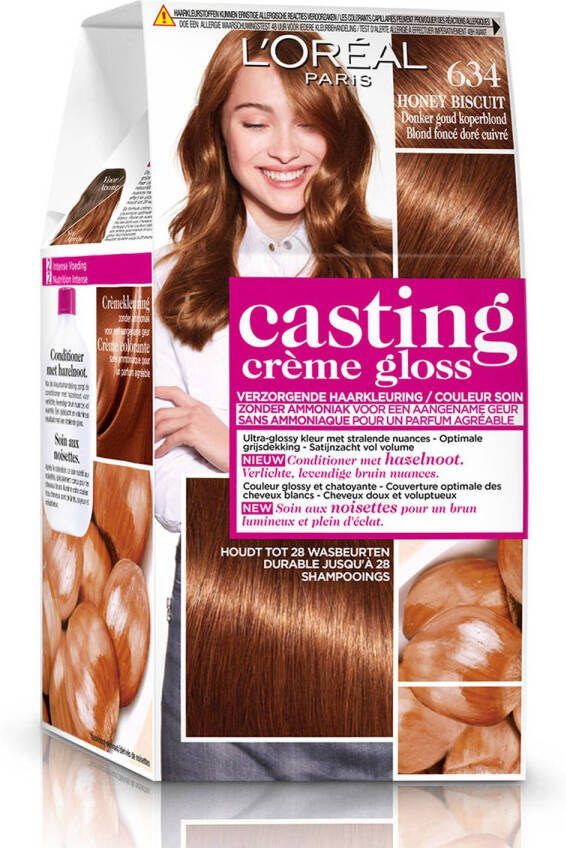 L'Oréal Paris Casting Crème Gloss Donker Goud Koperblond 634