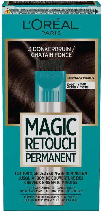 L'Oréal Paris Magic Retouch Permanent haarkleuring 3 donkerbruin