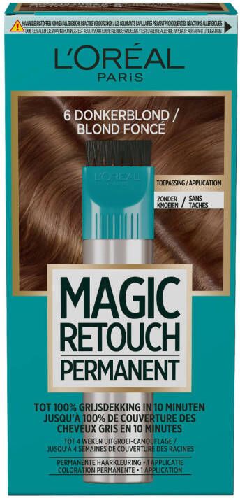 L'Oréal Paris Magic Retouch permanente haarkleuring 6 donkerblond