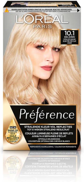 L Oréal Paris Préférence Haarverf 10.1 Extra Licht Asblond Color extender