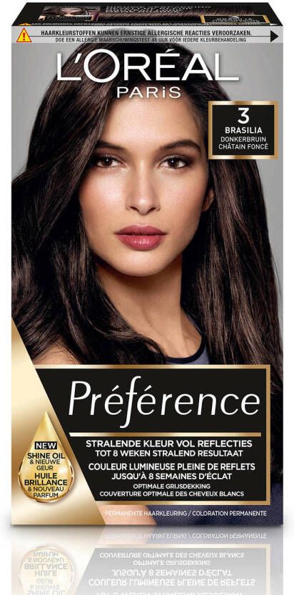 L Oréal Paris L'Oréal Paris Préférence Haarverf 3 Donkerbruin Color Extender