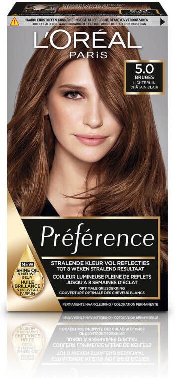 L Oréal Paris Préférence Haarverf 5 Bruges Lichtbruin Color extender