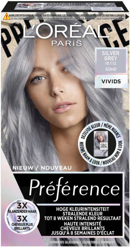 L'Oréal Paris Préférence Cool Blondes 10.112 Silver Grey