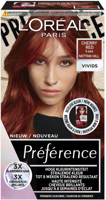 L'Oréal Paris Préférence Vivids 5.664 Cherry Red