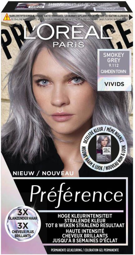 L'Oréal Paris Préférence Vivids 9.112 Smokey Grey