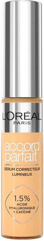 L Oréal Paris L'Oréal Paris True Match Radiant Serum Concealer Geschikt voor de gevoelige huid Verrijkt met 1 5% hyaluronzuur en cafeïne voor hydratatie en verfrissing Medium dekking Stralende finish Verzorgt als een oogserum 6N 11 ml